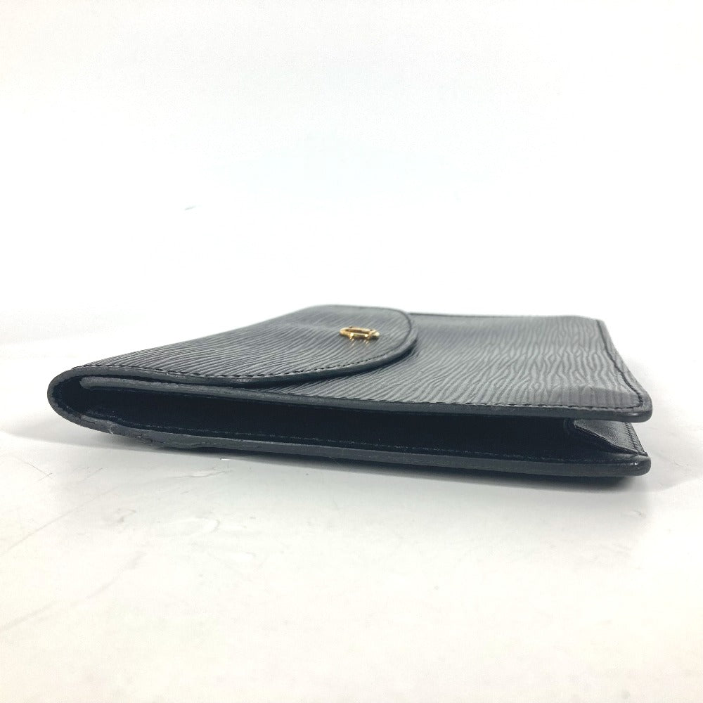 LOUIS VUITTON Clutch bag Epi Leather black Epi Montaigne 23 Women