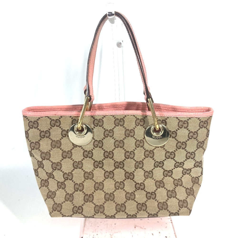 GUCCI Shoulder Bag 120844 GG canvas / leather beige GG Women