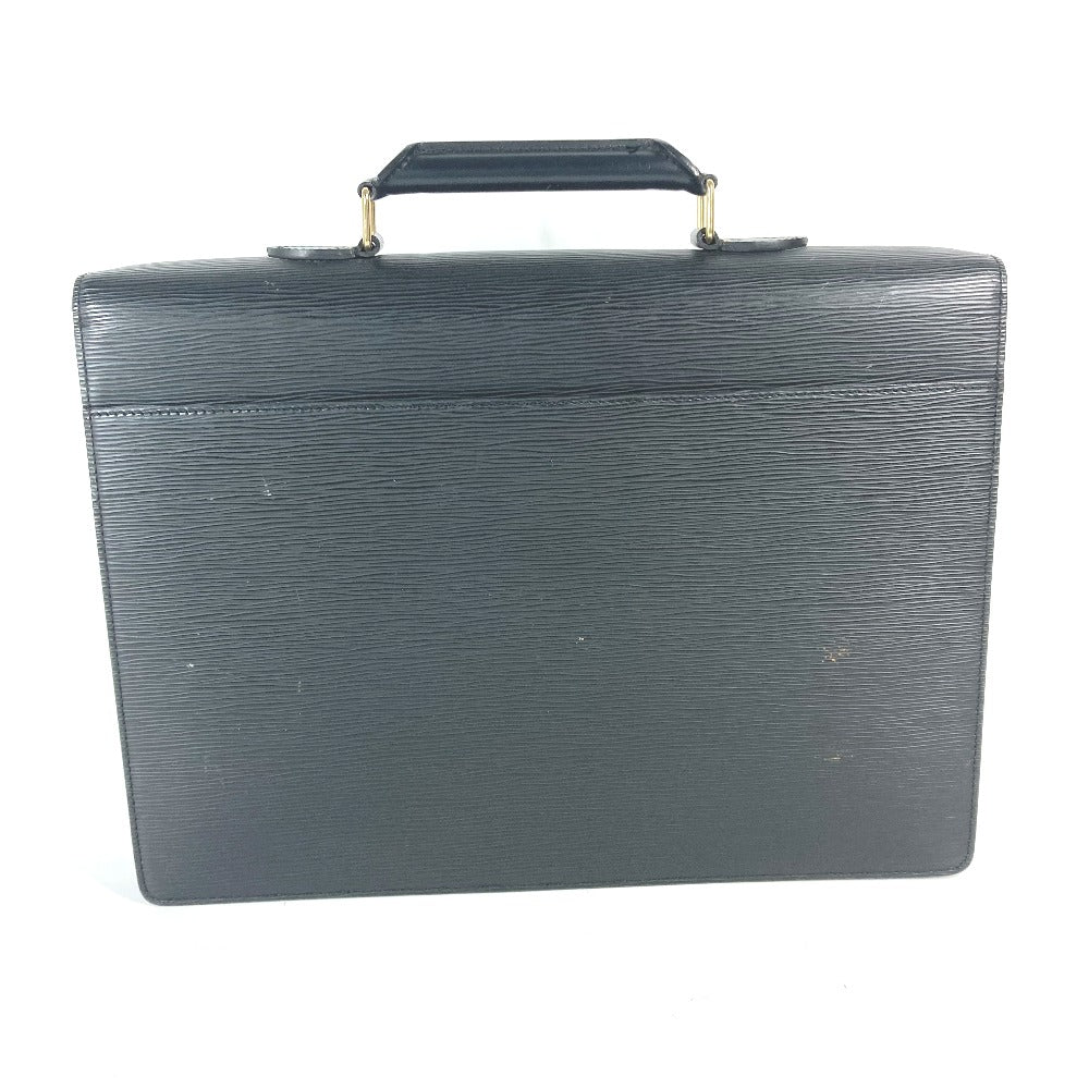 Luxury Women's Handbag | LOUIS VUITTON Business bag Epi Leather black Epi Cerviet ambassador mens