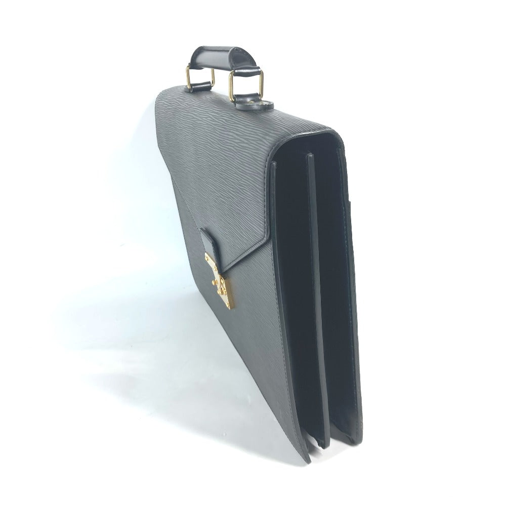 Luxury Women's Handbag | LOUIS VUITTON Business bag Epi Leather black Epi Cerviet ambassador mens
