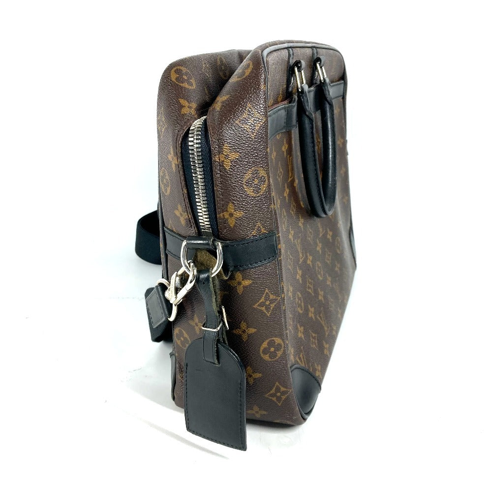 LOUIS VUITTON Business bag M40224 Monogram macacer canvas Brown Monogram macacer Porto Documan VowayajuGM mens