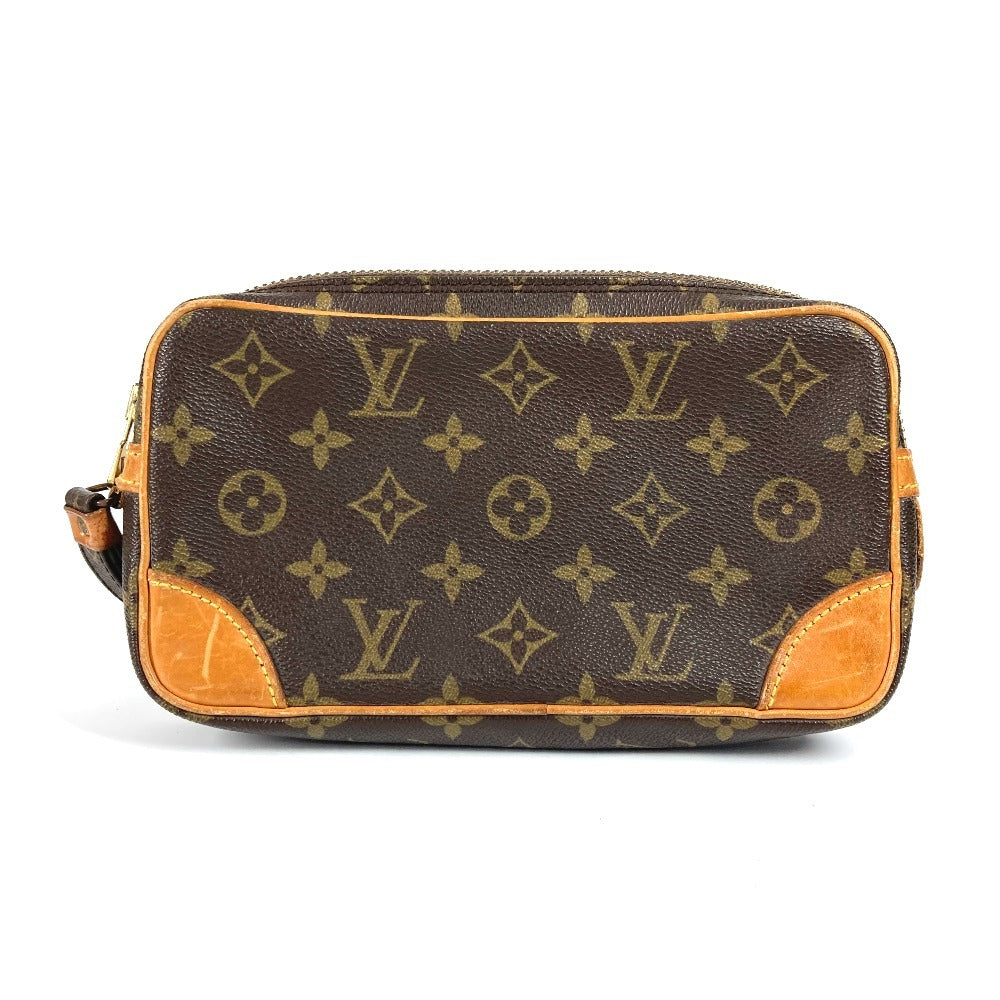 LOUIS VUITTON business bag Monogram canvas Brown Monogram Marly Dragonne PM