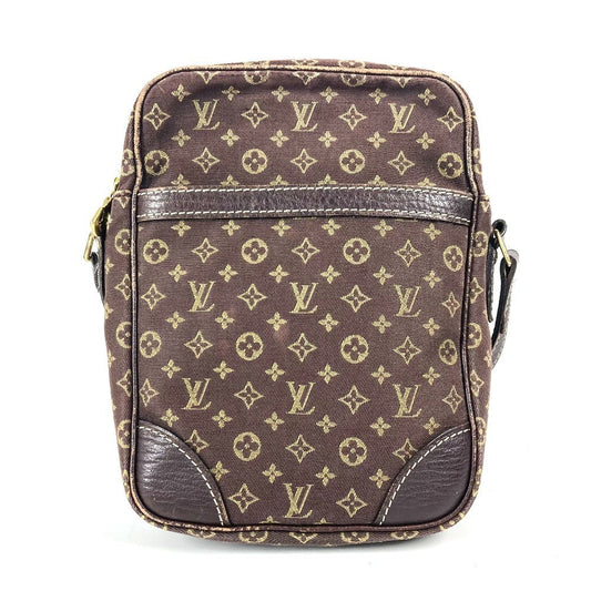 LOUIS VUITTON Shoulder Bag Monogram Mini-LinCanvas Brown Monogram mini run Danube