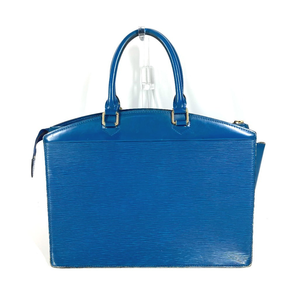 LOUIS VUITTON Shoulder Bag Epi Leather blue Epi Riviera