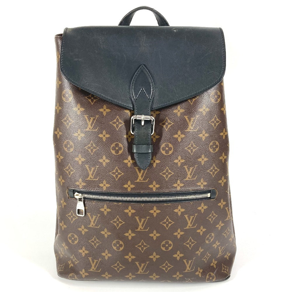 LOUIS VUITTON Backpack Monogram Macassar canvas, leather Brown Monogram macacer Parc