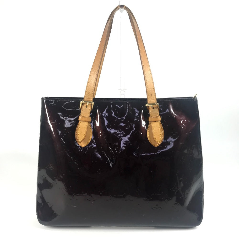 LOUIS VUITTON Shoulder Bag Monogram Vernis Canvas purple Monogram Vernis Brentwood