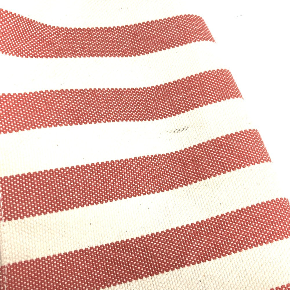 HERMES Handbag canvas Red With porch Cannes GM Cannes GM Stripe