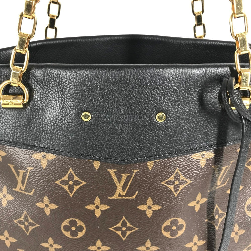 LOUIS VUITTON Shoulder Bag Monogram canvas, leather Brown Monogram Parashopper