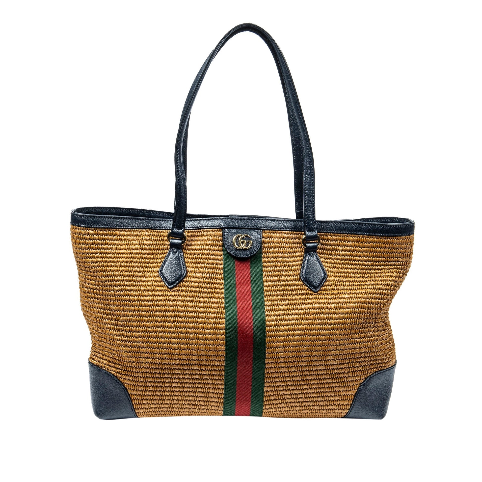 Gucci Ophidia Gold Leather Tote