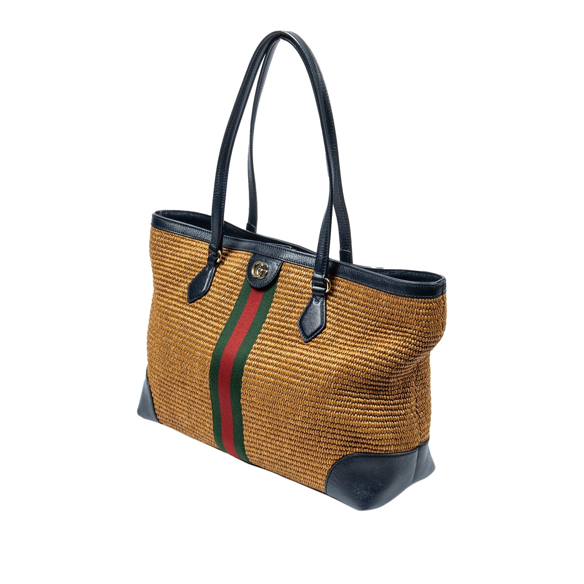 Gucci Ophidia Gold Leather Tote