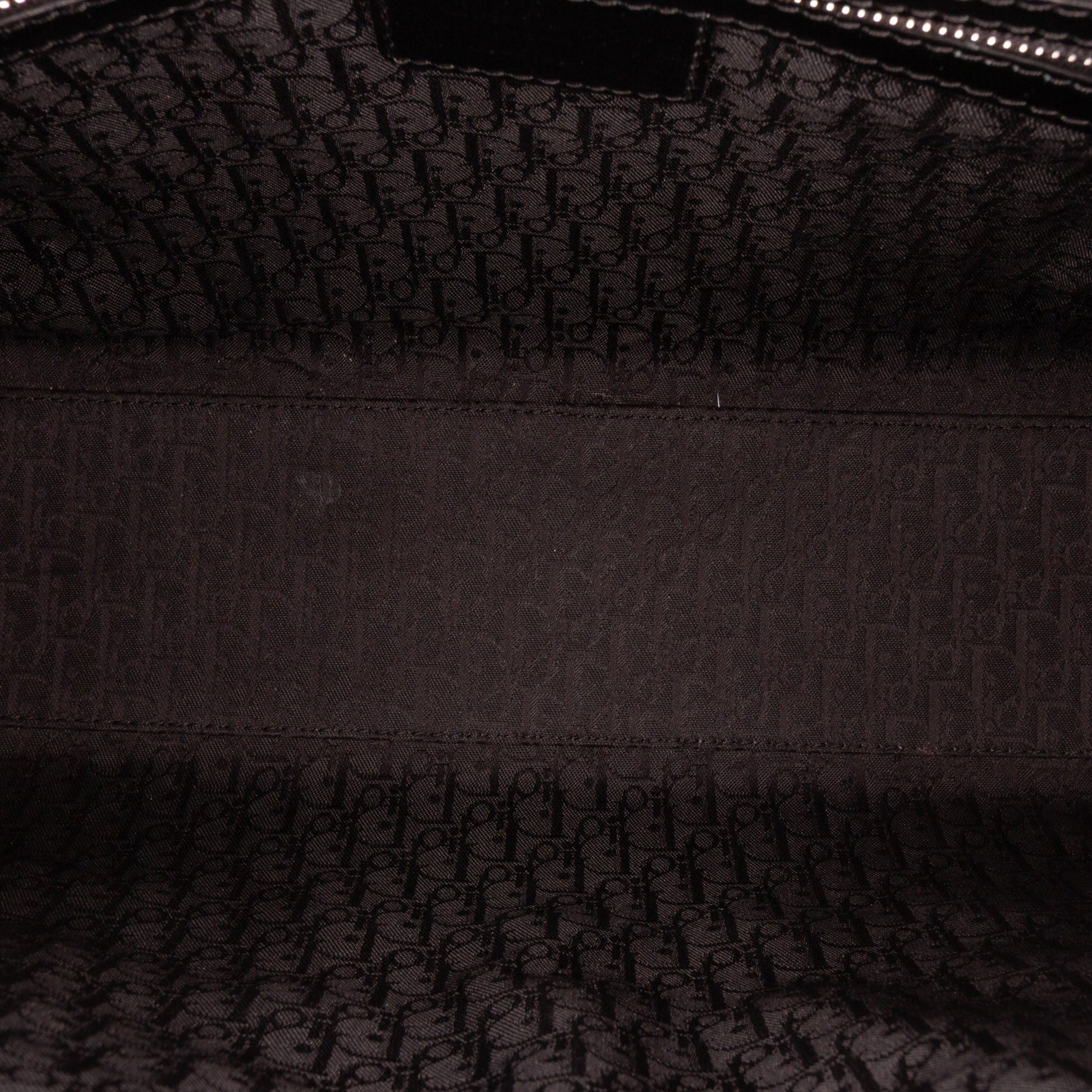 Black Dior Large Patent Cannage Lady Dior Satchel