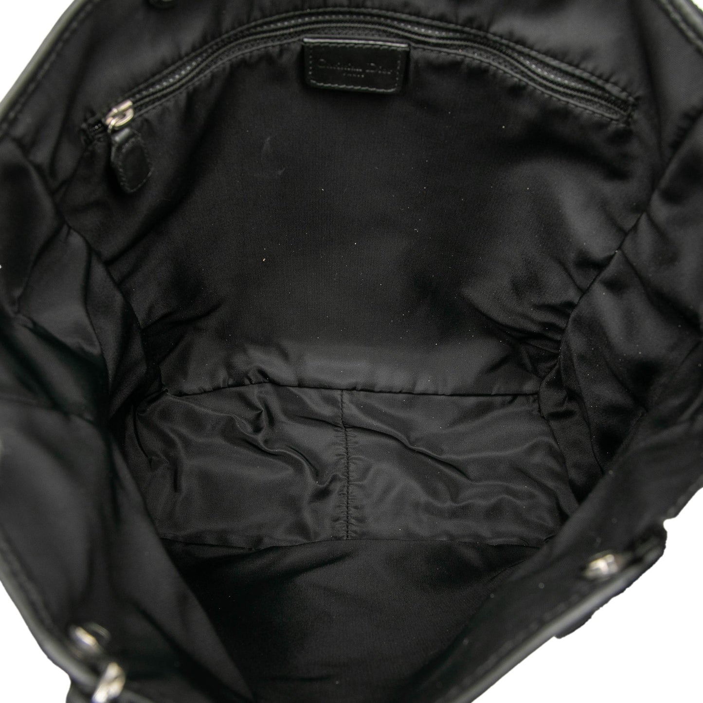 Black Dior Oblique Canvas Tote
