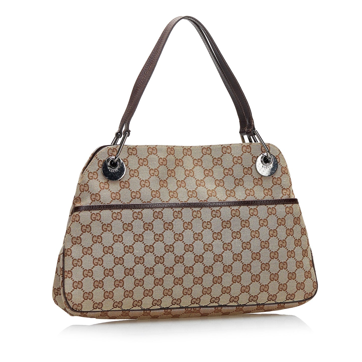Gucci Leather Canvas Tote