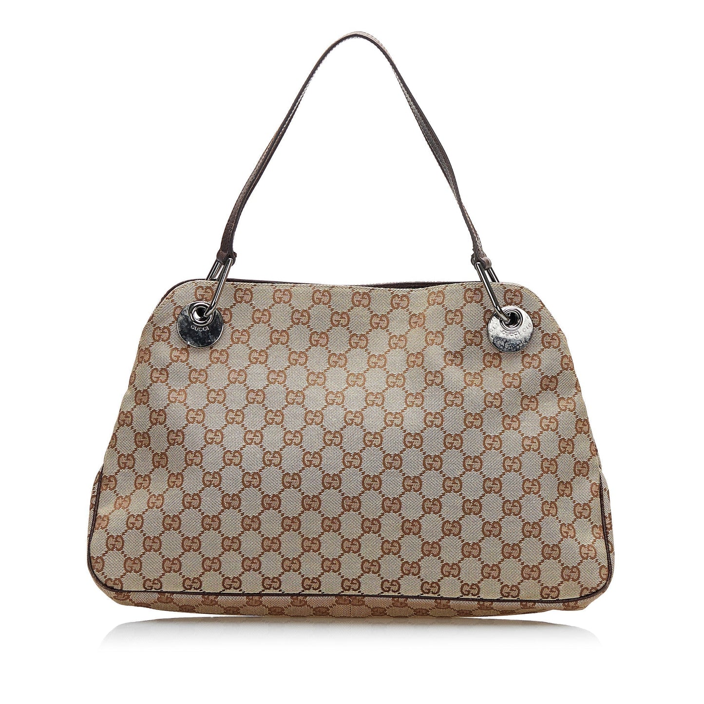 Gucci Leather Canvas Tote