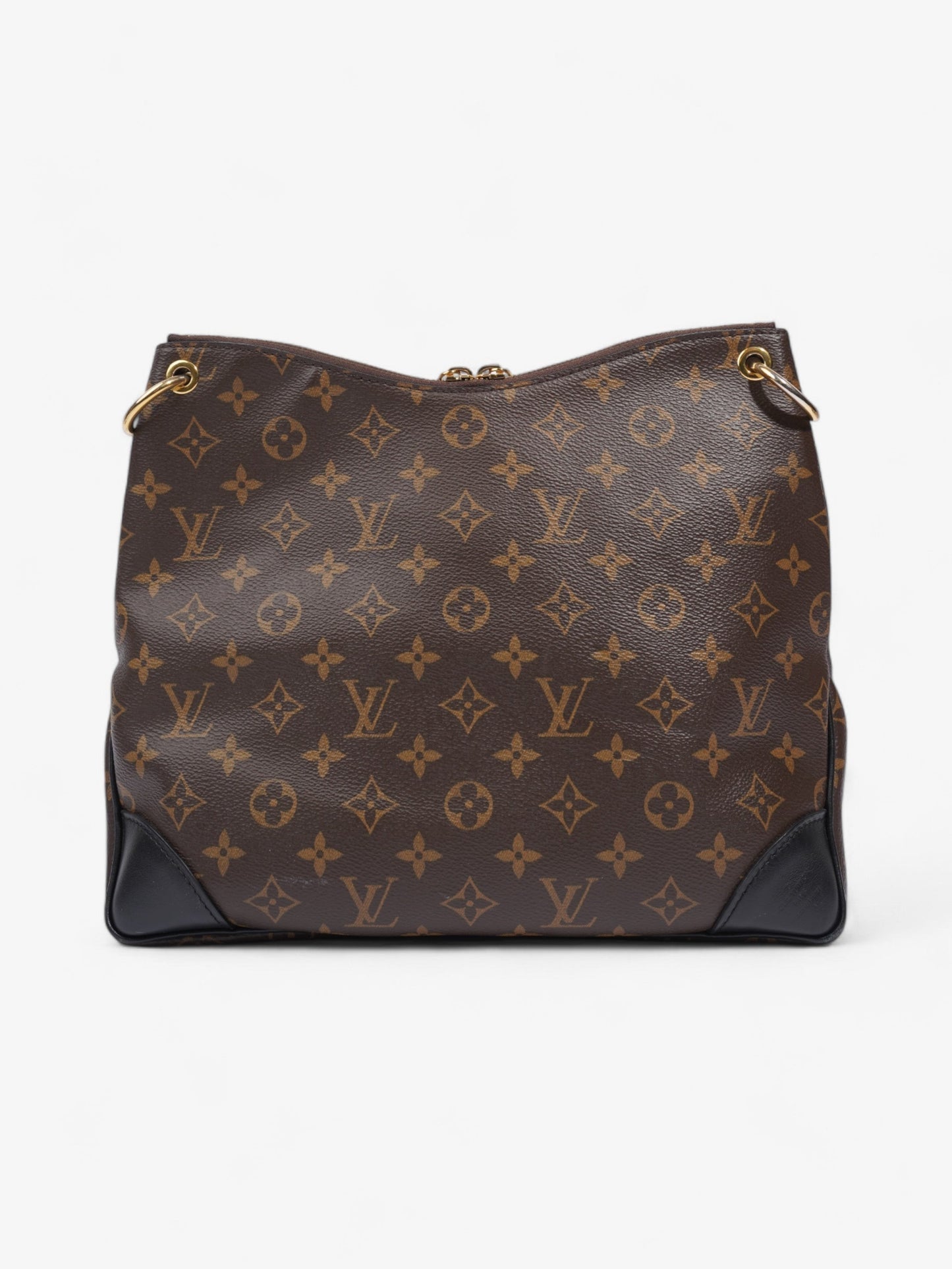 Louis Vuitton Odeon Monogram / Black Coated Canvas MM