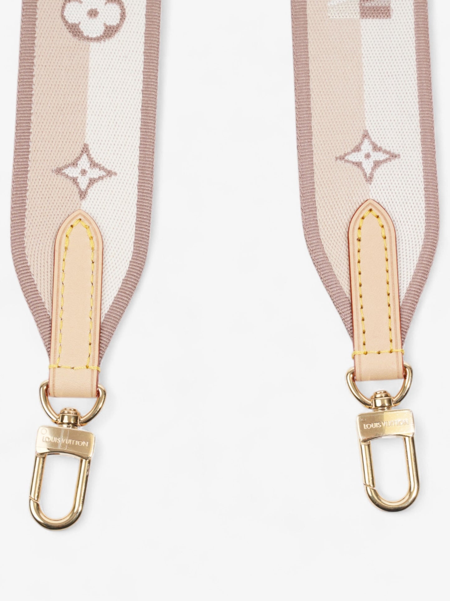 Louis Vuitton Bag strap from Beige / White Canvas