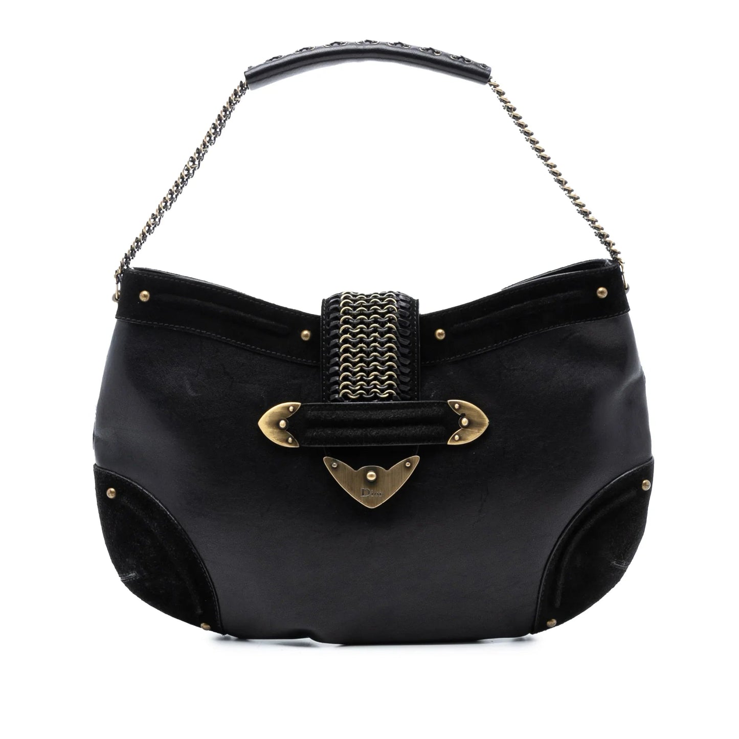 Black Dior Leather Jeanne Hobo