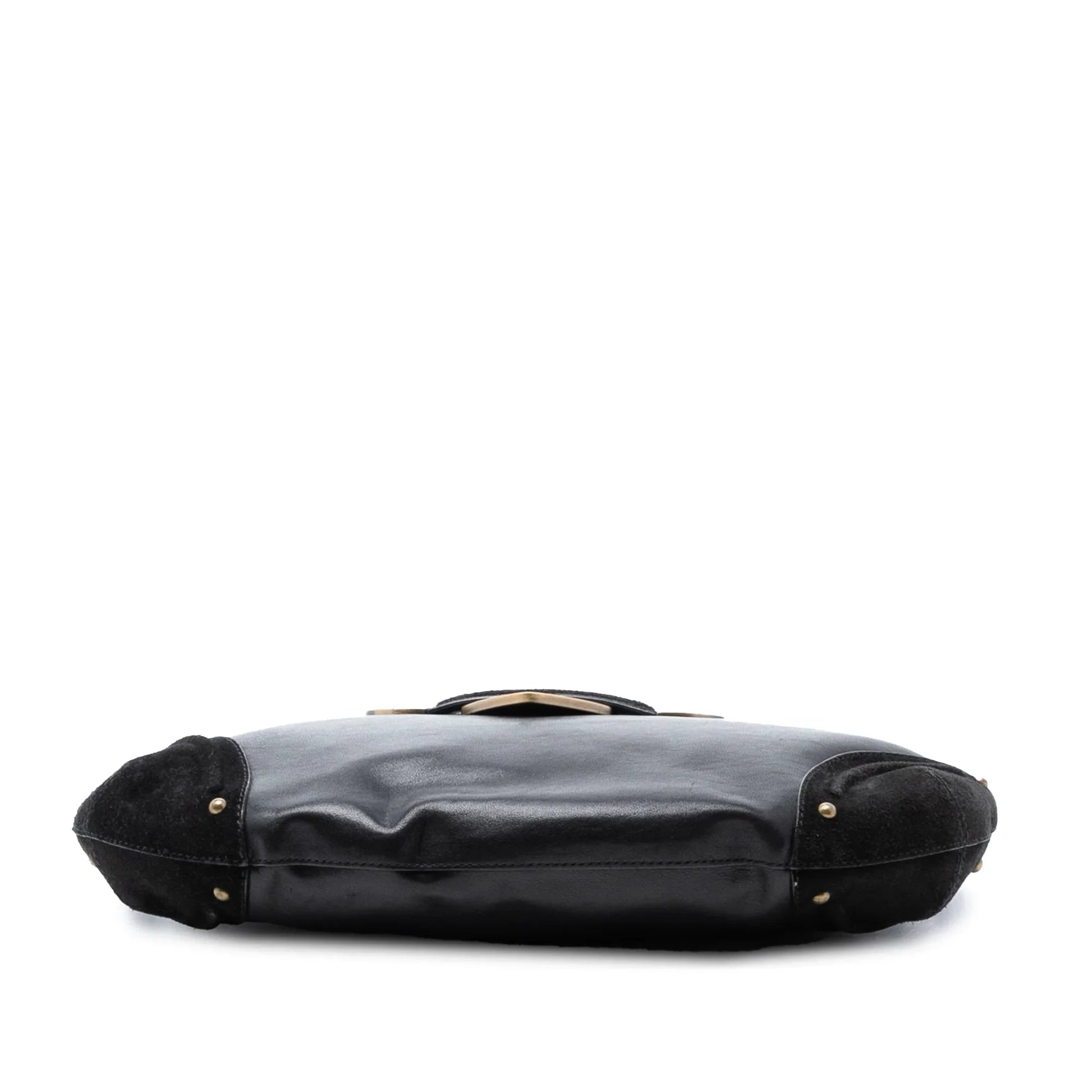 Black Dior Leather Jeanne Hobo