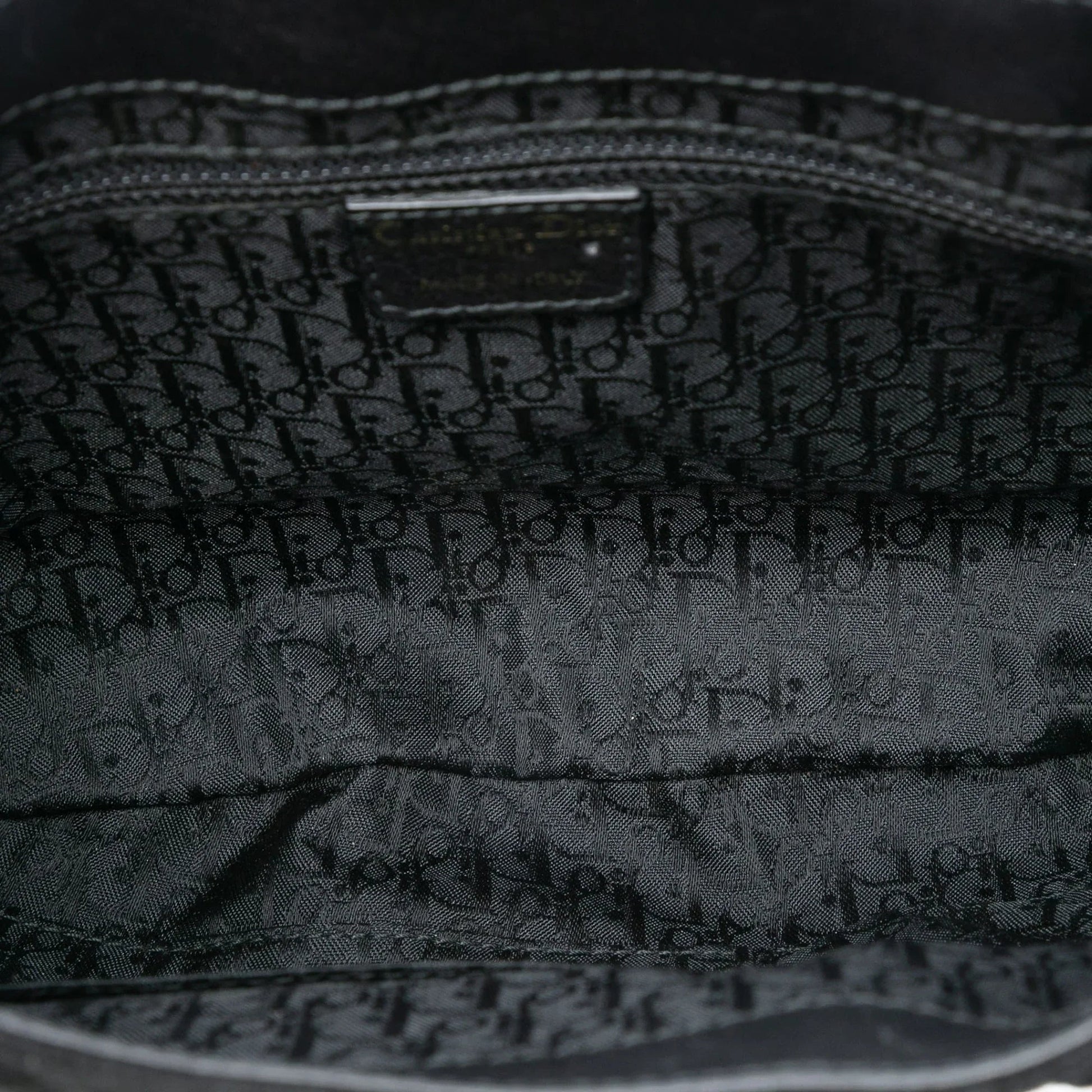 Black Dior Leather Jeanne Hobo