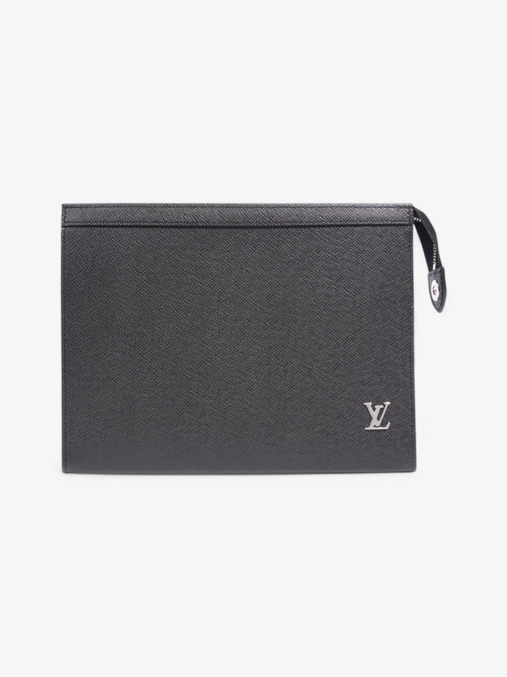 Louis Vuitton Pochette Black Leather