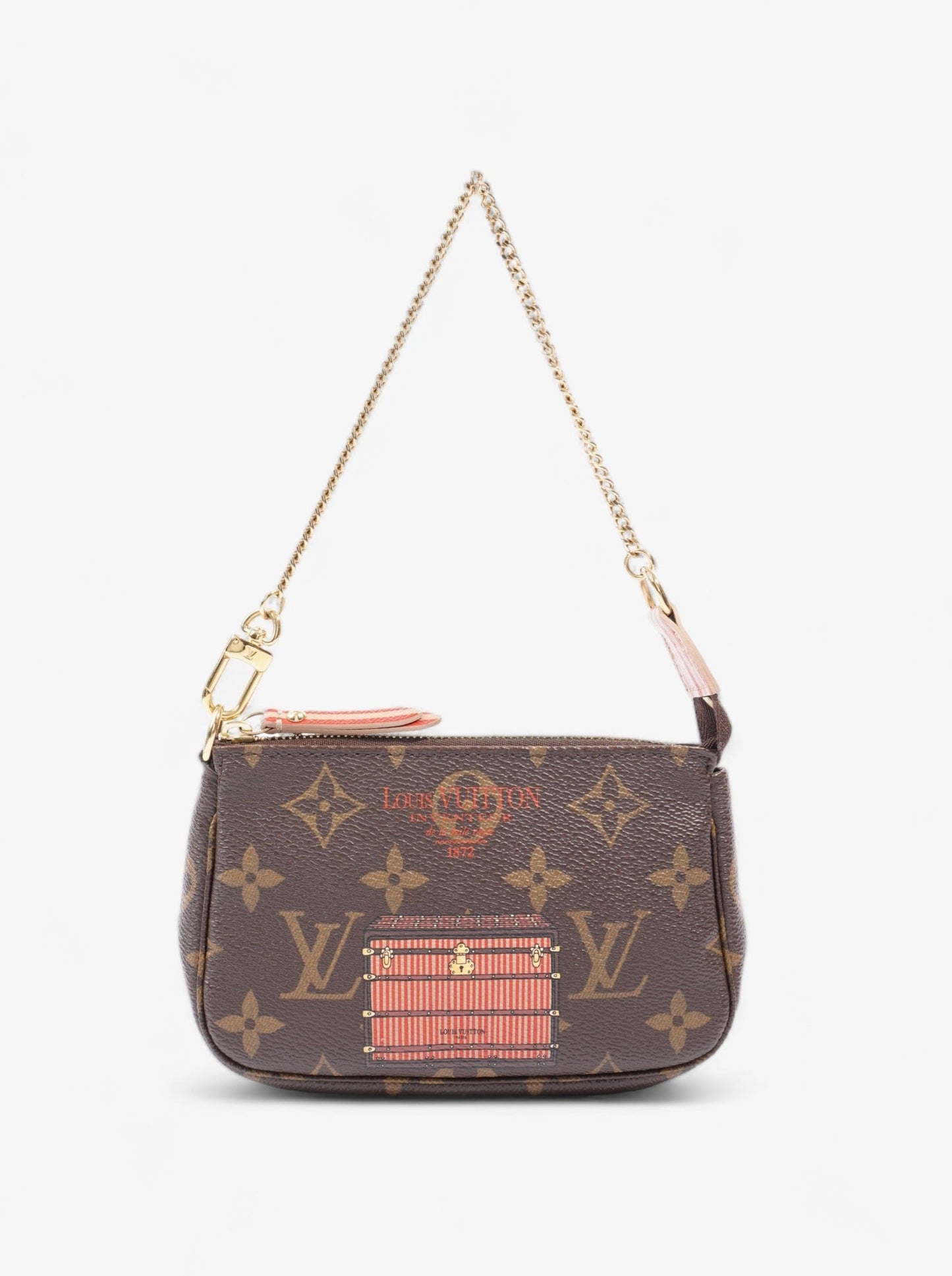 Louis Vuitton Mini Pochette Accessoires Limited Edition Monogram Coated Canvas