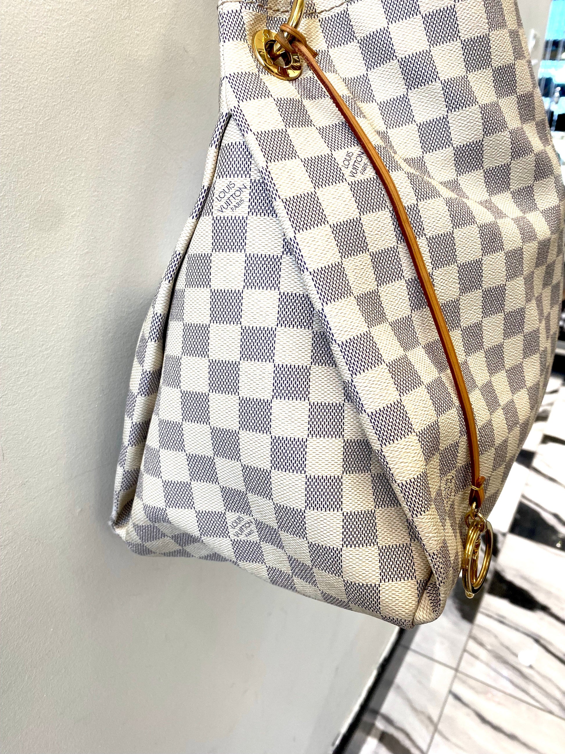 LOUIS VUITTON DAMIER AZUR ARTSY MM BAG