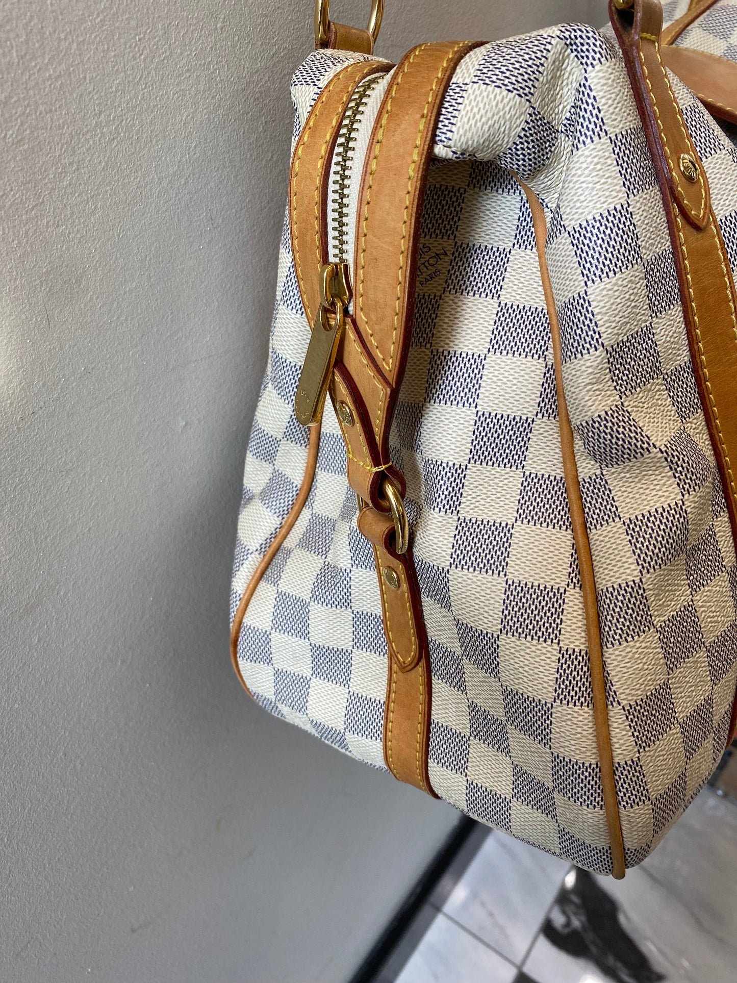 LOUIS VUITTON DAMIER AZUR STRESA PM SHOULDER BAG