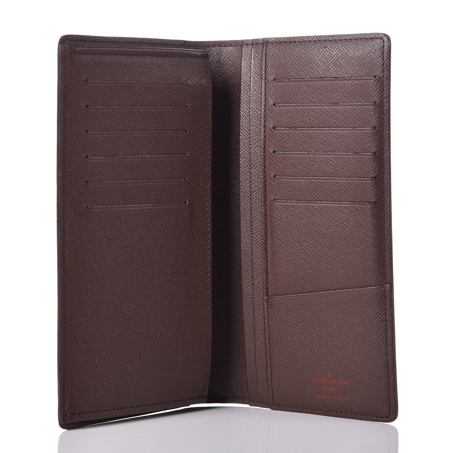 LOUIS VUITTON DAMIER EBENE BRAZZA WALLET