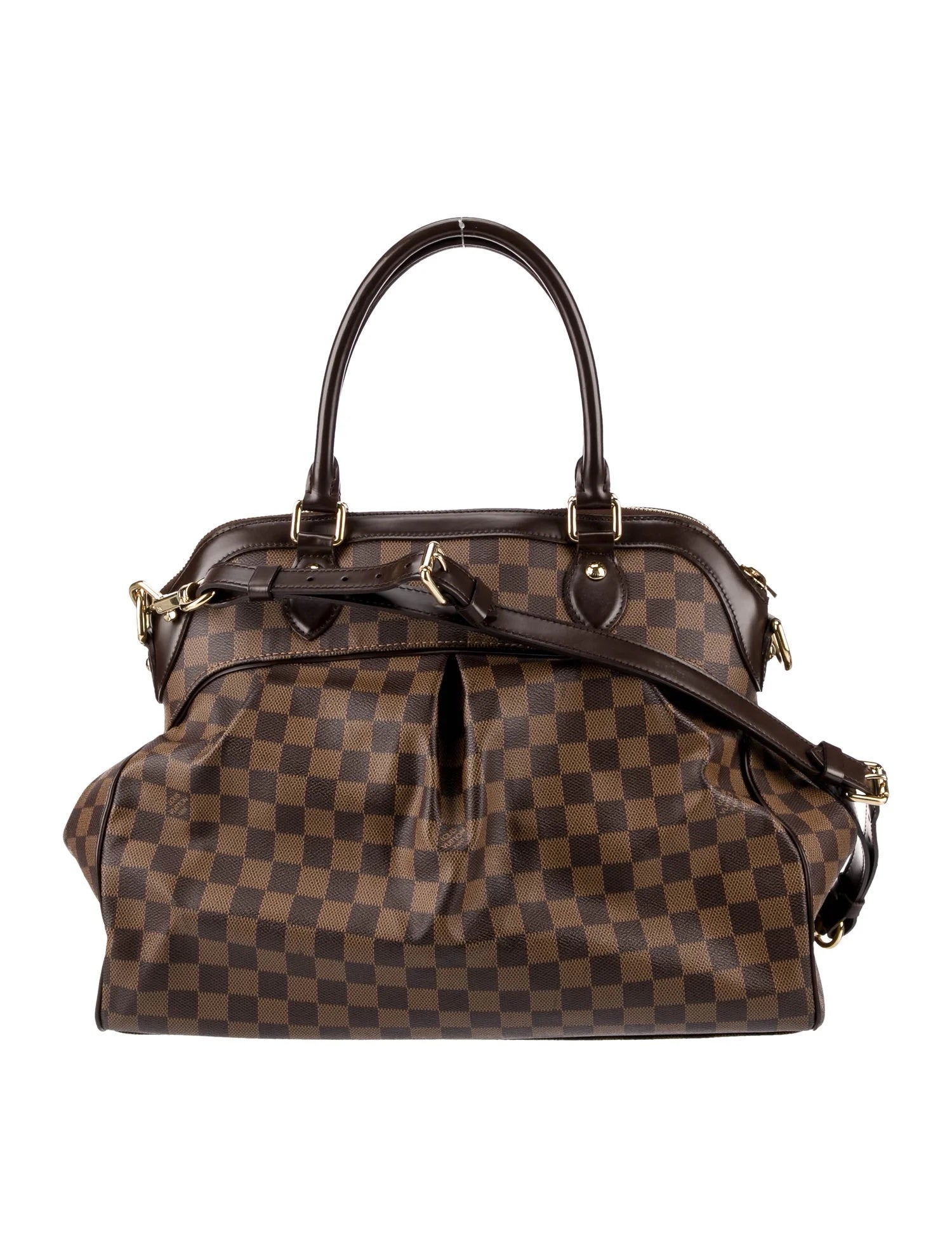LOUIS VUITTON DAMIER EBENE TREVI GM BAG
