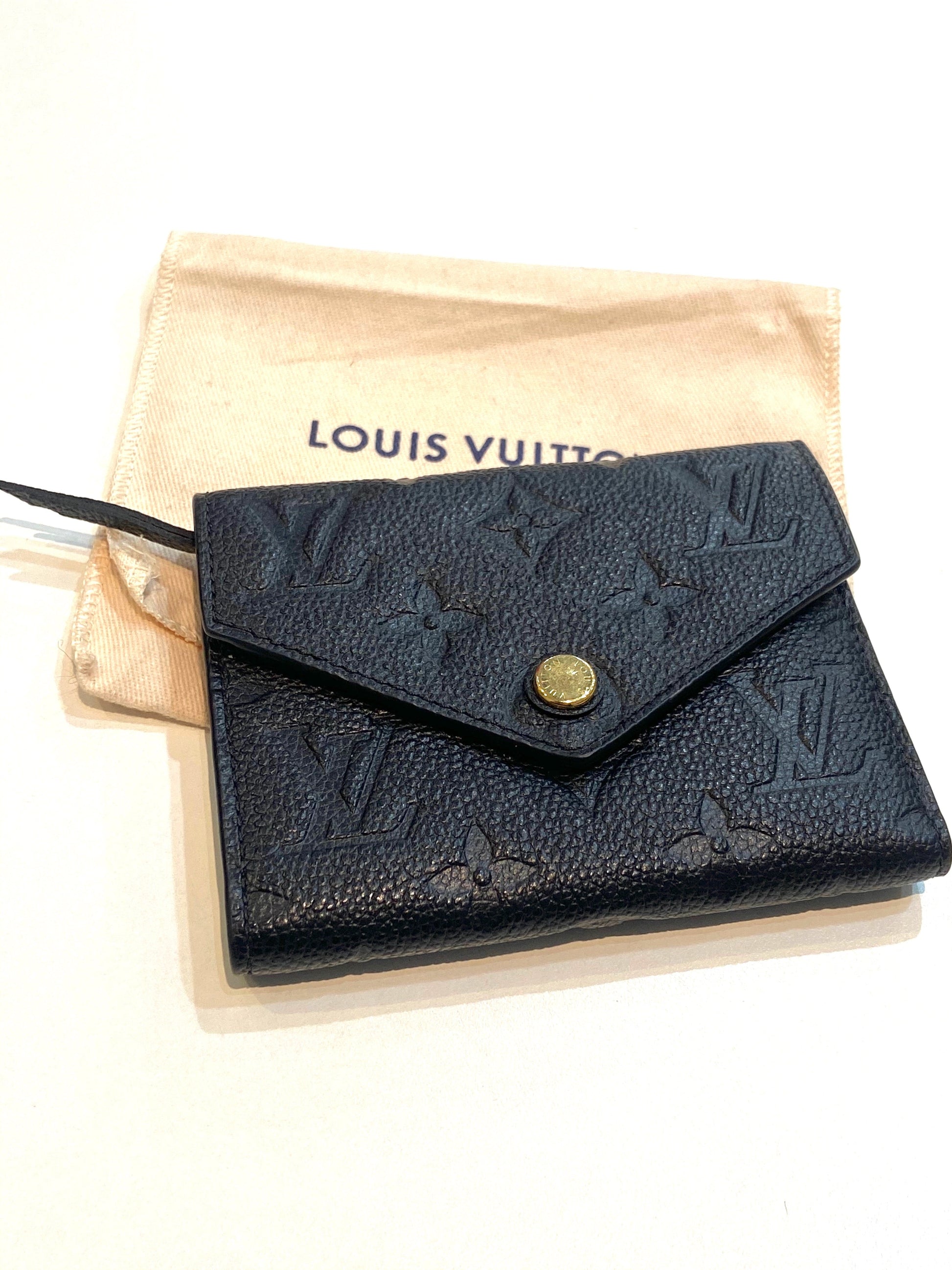 LOUIS VUITTON EMPREINTE LEATHER ZOE WALLET