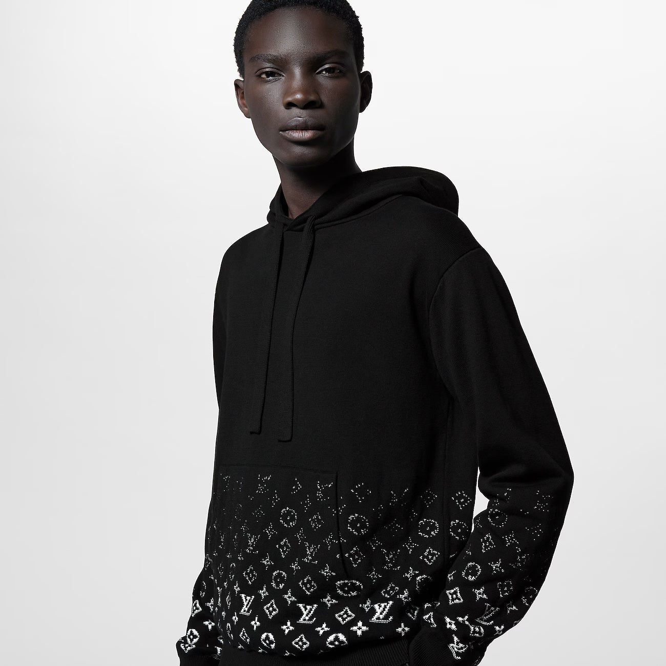 LOUIS VUITTON GRADIENT MONOGRAM HOODED SWEATSHIRT