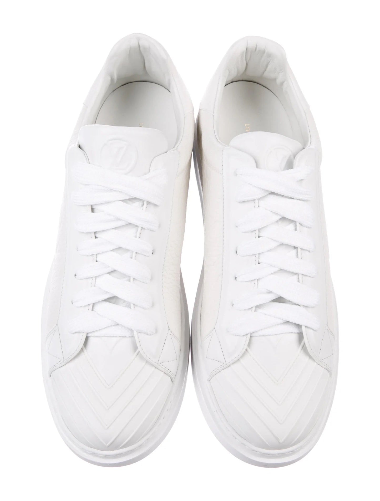 LOUIS VUITTON BLASTER MONOGRAM TAURILLON LEATHER SNEAKERS