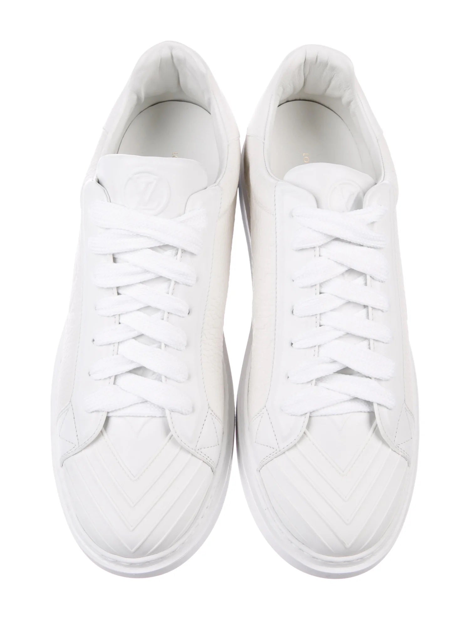 LOUIS VUITTON BLASTER MONOGRAM TAURILLON LEATHER SNEAKERS