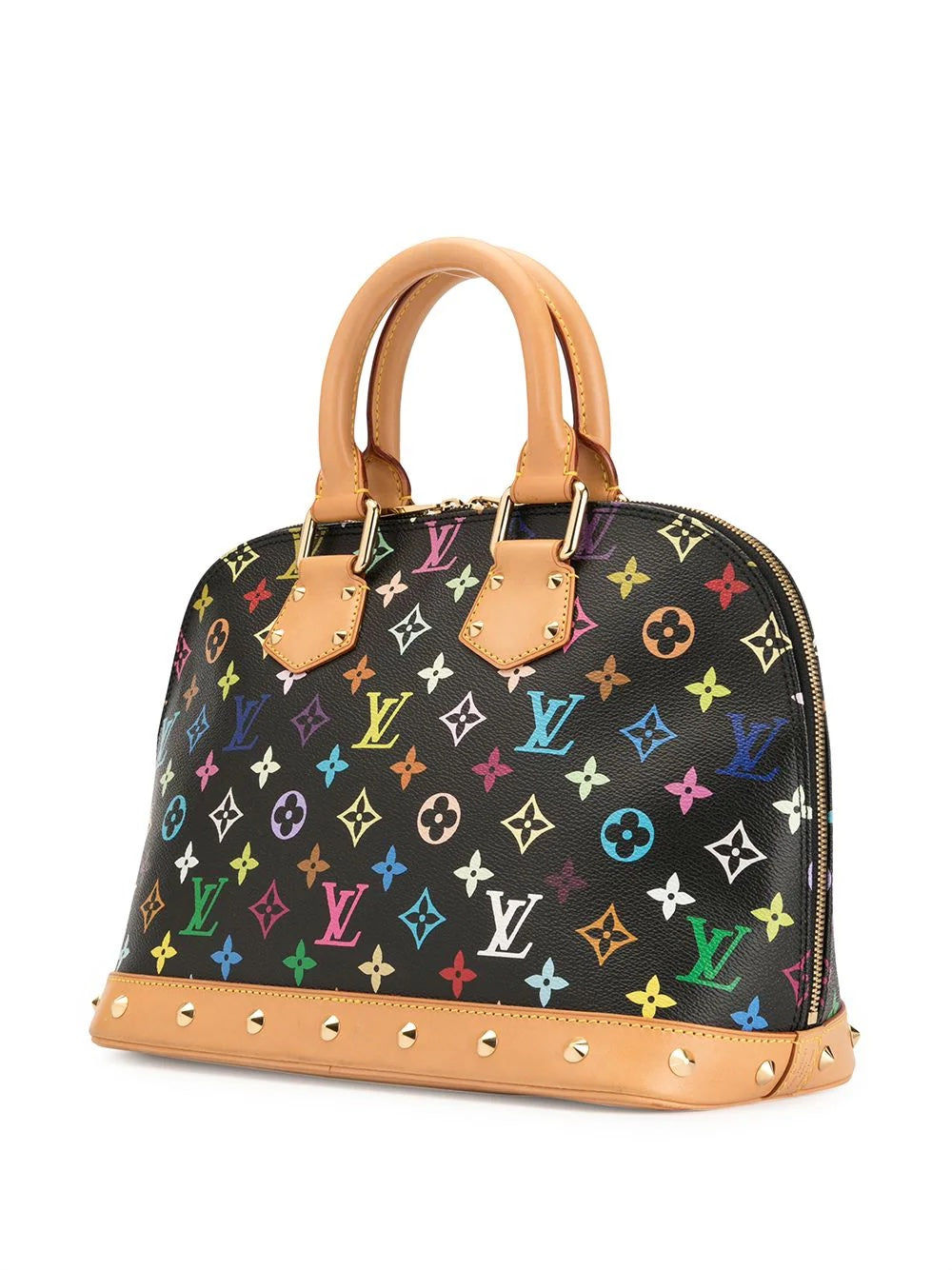 Luxury Women's Handbag | LOUIS VUITTON MULTICOLOR MONOGRAM ALMA BAG NOIR