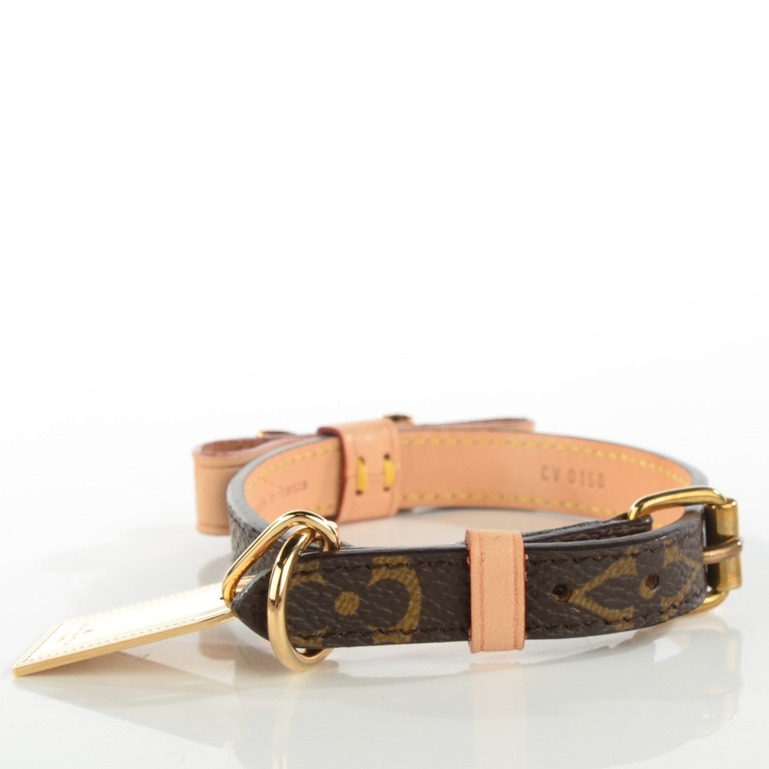 LOUIS VUITTON MONOGRAM BAXTER DOG COLLAR