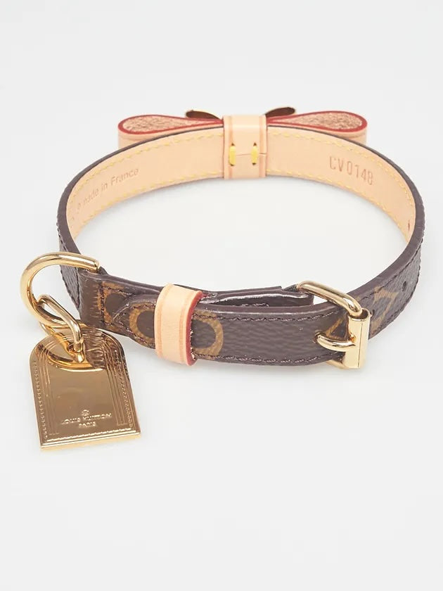 LOUIS VUITTON MONOGRAM BAXTER DOG COLLAR