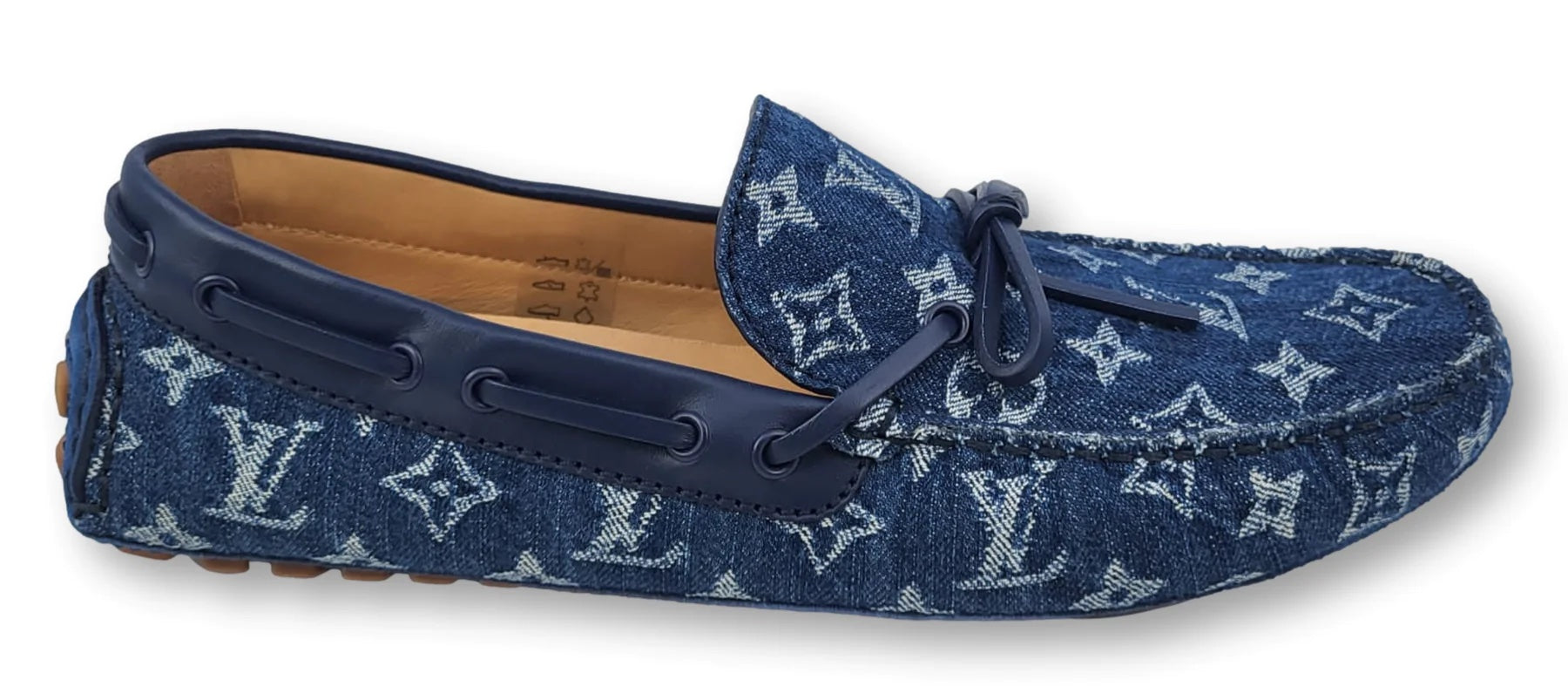 Luxury Women's Handbag | LOUIS VUITTON MONOGRAM DENIM ARIZONA LOAFERS