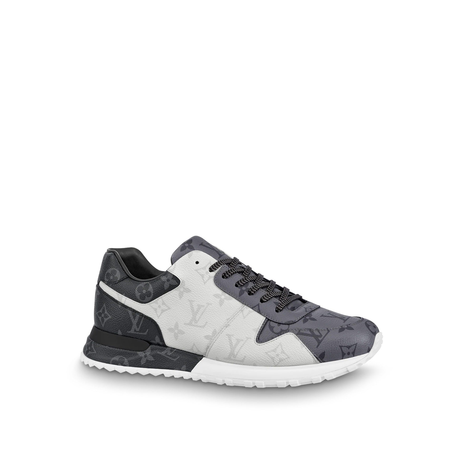 LOUIS VUITTON MONOGRAM ECLIPS ICE REVERSE RUN AWAY SNEAKERS