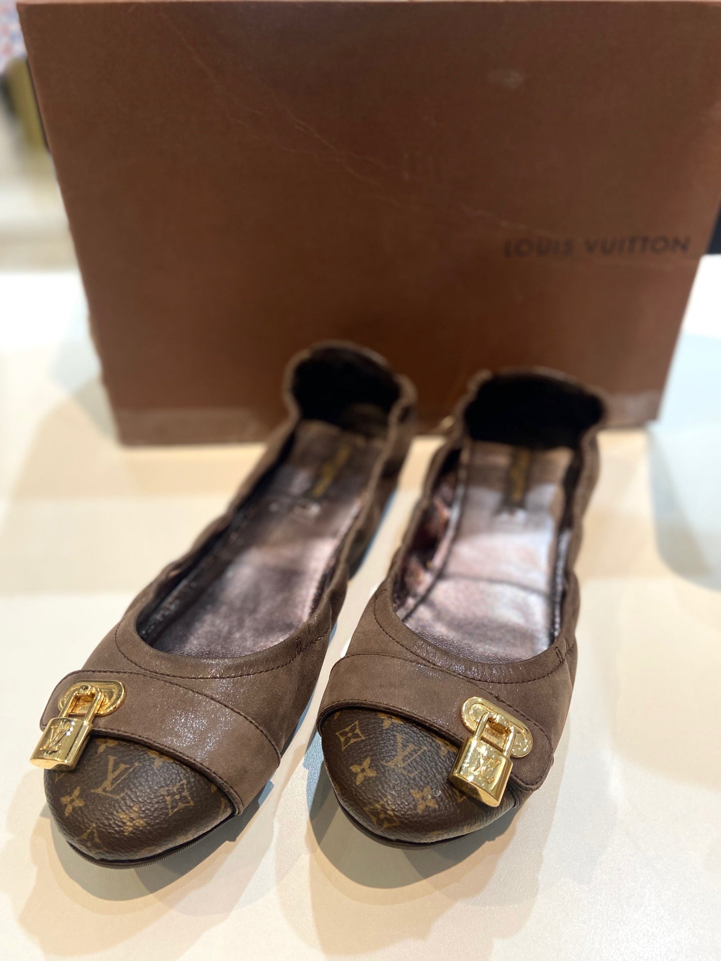 Luxury Women's Handbag | LOUIS VUITTON MONOGRAM LUCKY BALLERINA FLATS
