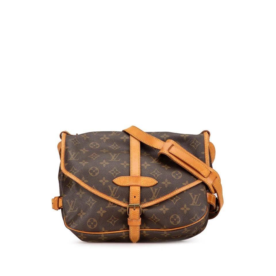 Elegant Women's Shoulder Bag | LOUIS VUITTON MONOGRAM SAUMUR 30 SHOULDER BAG