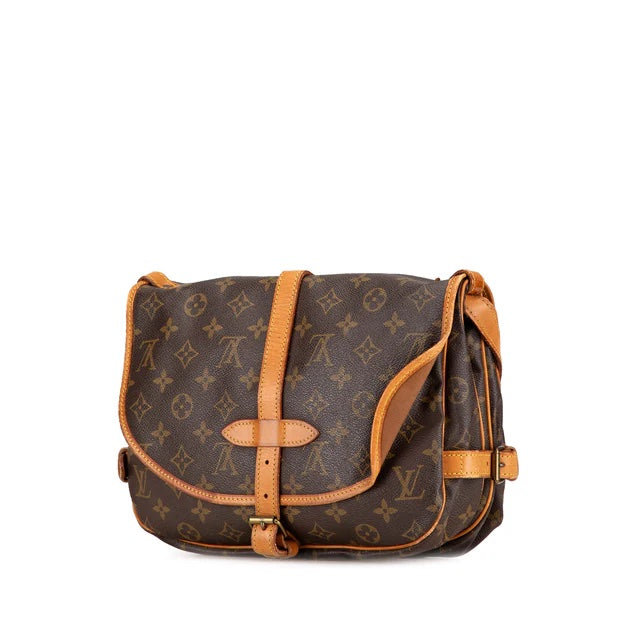 Elegant Women's Shoulder Bag | LOUIS VUITTON MONOGRAM SAUMUR 30 SHOULDER BAG