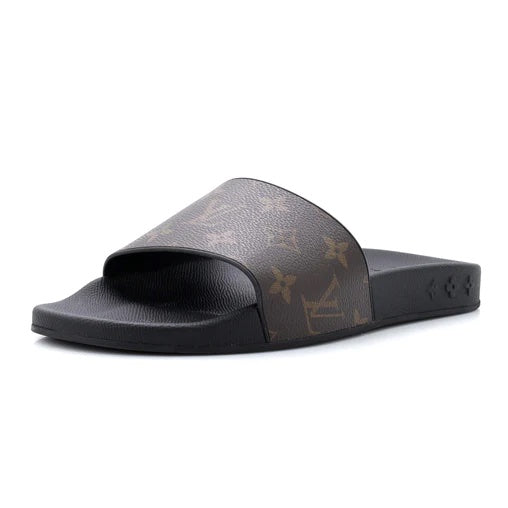LOUIS VUITTON MONOGRAM WATERFRONT MULES SLIDES
