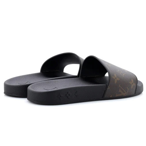 LOUIS VUITTON MONOGRAM WATERFRONT MULES SLIDES