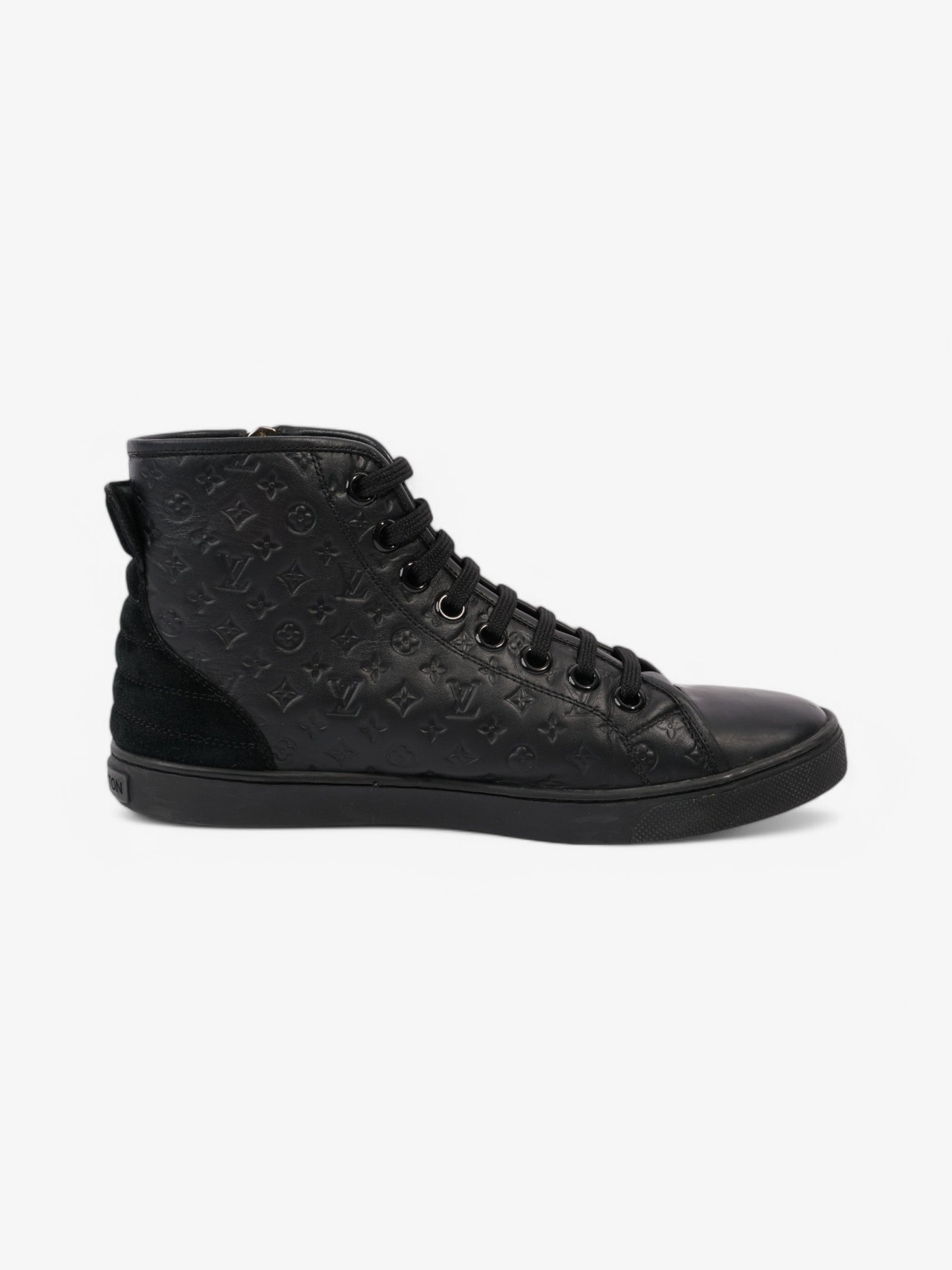 Louis Vuitton Embossed High-tops Black Embossed Leather EU 37.5 UK 4.5