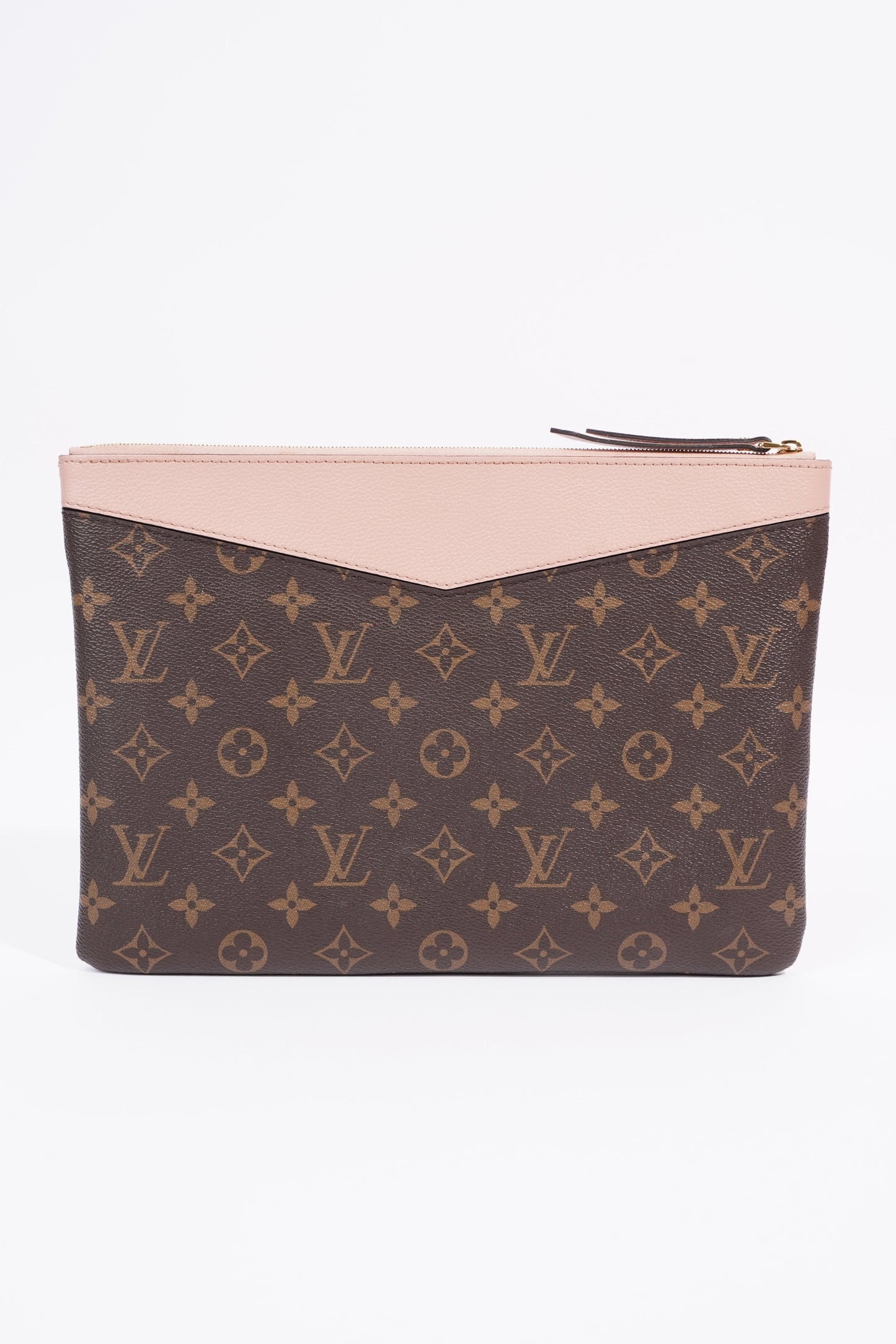 Louis Vuitton Daily Pouch Monogram / Rose Poudre Calfskin Leather One Size