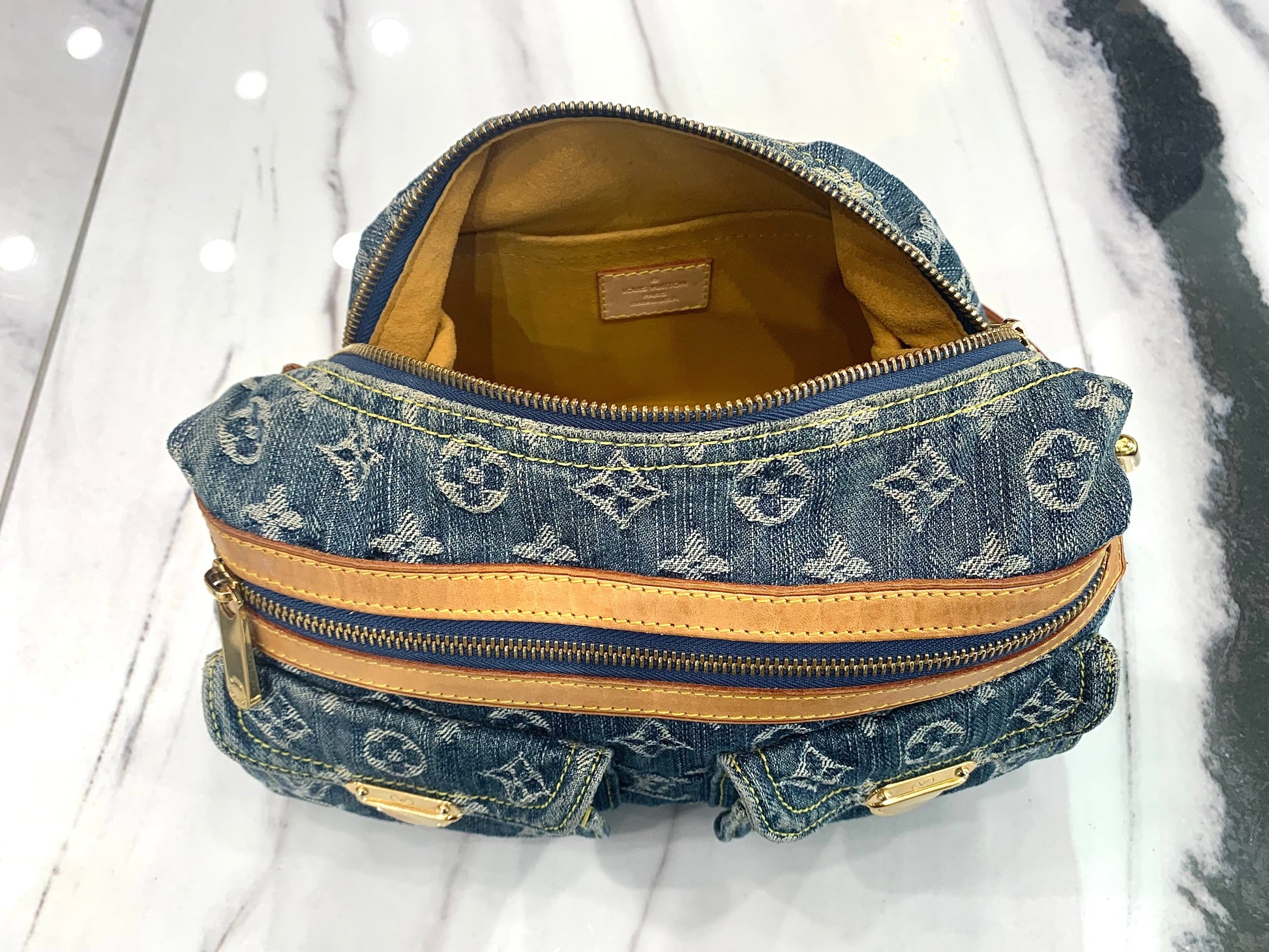 LOUIS VUITTON DENIM BAGGY PM