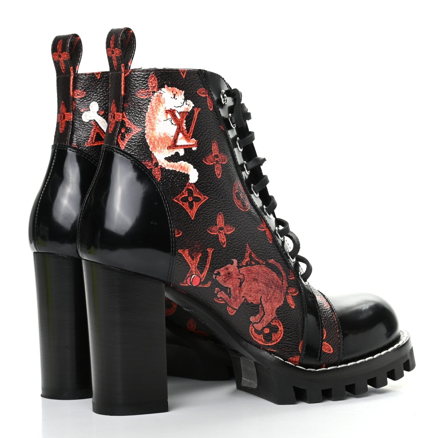 Louis Vuitton Catogram Star Trail Ankle Boots