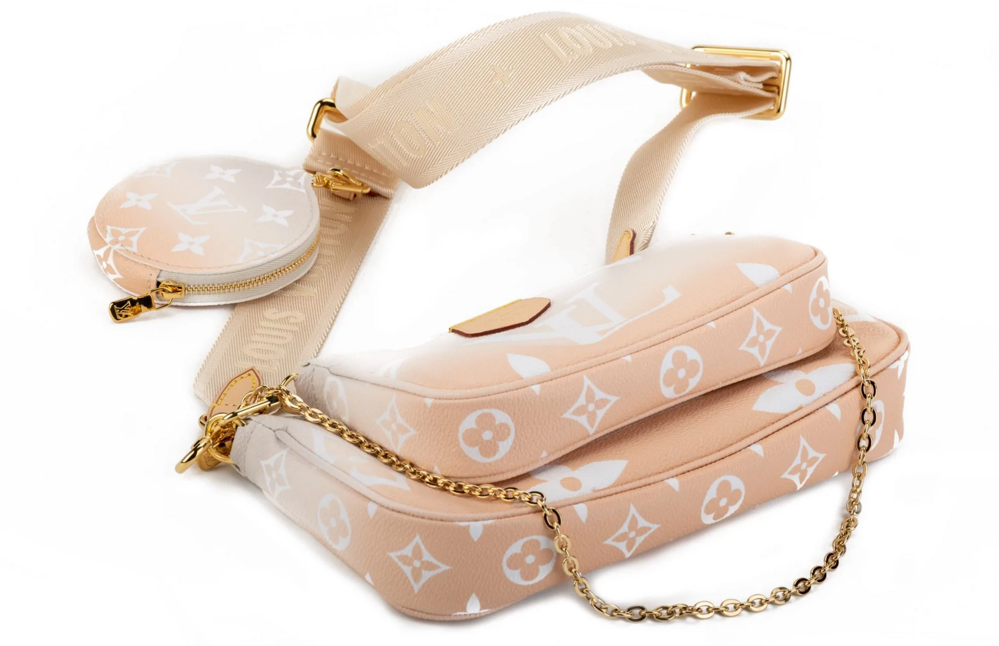 Designer Women's Crossbody Bag | LOUIS VUITTON LIMITED EDITION BLUSH MULTI POCHETTE BN