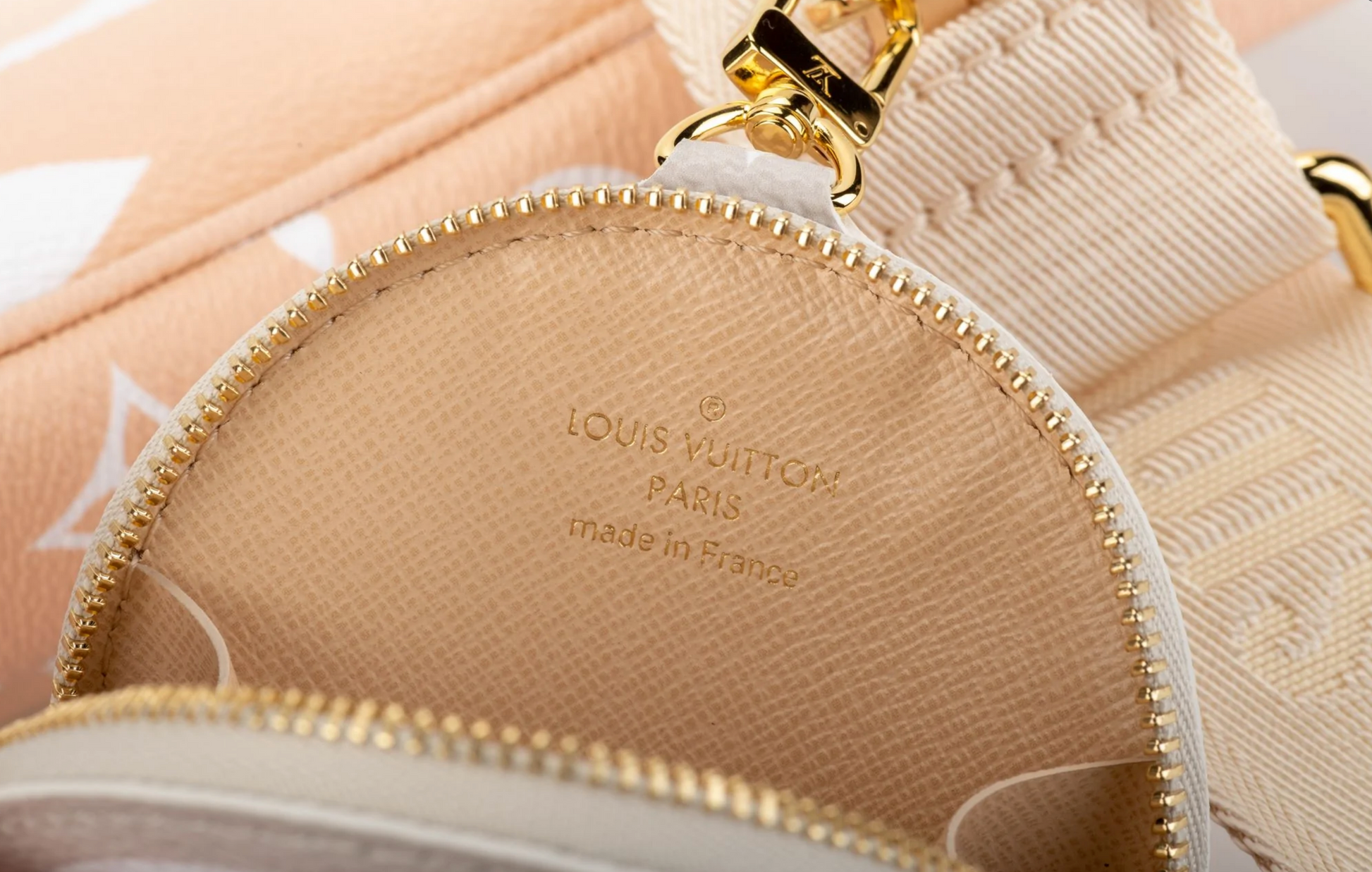 Designer Women's Crossbody Bag | LOUIS VUITTON LIMITED EDITION BLUSH MULTI POCHETTE BN