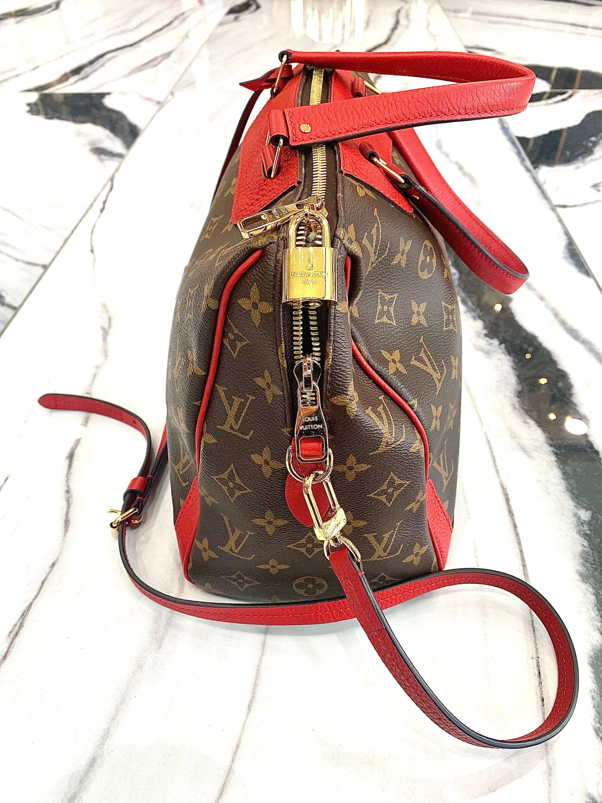 Luxury Women's Handbag | LOUIS VUITTON MONOGRAM RETIRO NM CHERRY BAG